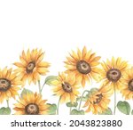 watercolor seamless pattern.... | Shutterstock . vector #2043823880