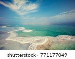 Texture Of Dead Sea. Seascape ...