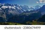 Landscape with the swiss alps...