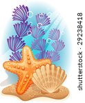 tropical sea bottom   raster... | Shutterstock . vector #29238418