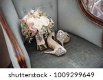 Brides Wedding Shoes With A...