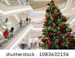 Christmas Tree Inside The Shopping Mall 