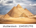 egypt cairo   giza. general... | Shutterstock . vector #1345351793