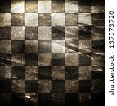 Grungy Dotted Chessboard...