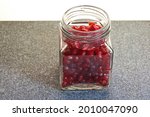 Pomegranate Seeds In A Clear...