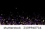 purple and golden foil hearts... | Shutterstock .eps vector #2109960716