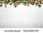 new year background with... | Shutterstock .eps vector #503489290