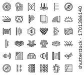 Soundproofing Icons Set....