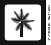 date palm tree i icon in simple ... | Shutterstock .eps vector #482671093