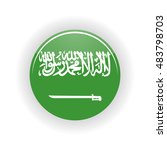 saudi arabia icon circle... | Shutterstock . vector #483798703