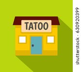 tattoo salon building icon.... | Shutterstock .eps vector #630920399