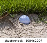 Golf Ball In The Sand