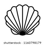 seashell shell   shellfish or... | Shutterstock .eps vector #1160798179