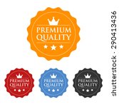 premium quality seal or label... | Shutterstock .eps vector #290413436