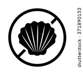 shellfish or shell fish free... | Shutterstock .eps vector #371890153