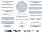set of different realistic... | Shutterstock .eps vector #435814210