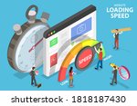 website loading optimization ... | Shutterstock .eps vector #1818187430