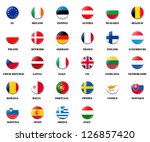 national flag ball of eu ... | Shutterstock . vector #126857420
