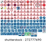 road signs | Shutterstock .eps vector #272777690