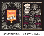 waffle and pancake menu... | Shutterstock .eps vector #1519484663
