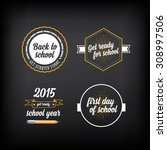 back to school  badges design... | Shutterstock .eps vector #308997506