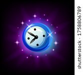 mobile game clock or timer icon ... | Shutterstock .eps vector #1758806789