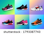 Vector Fitness Sneakers Shoes...