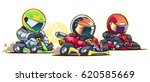 Cartoon Go Kart Race