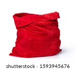 Santa Claus Open Red Bag Full ...
