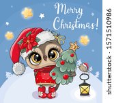 Greeting Christmas Card Cute...