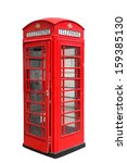 Classic British Red Phone Booth ...