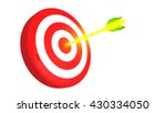 arrow hit target in the... | Shutterstock . vector #430334050