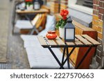 Wooden Table Decorated With...