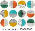 seamless pattern of doodle... | Shutterstock .eps vector #1956887080