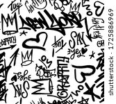 Vector Graffity Tags Seamless...