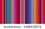 blanket stripes seamless vector ... | Shutterstock .eps vector #1488418376