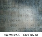Grungy and smooth bare concrete wall.
