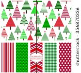 christmas tree repeating... | Shutterstock .eps vector #356870336