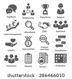 business management icons. pack ... | Shutterstock .eps vector #386466010