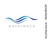 Water Wave Icon   Isolated On...