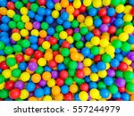Many Colorful Plastic Balls 