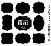 Set Of Vintage Blank Frames And ...