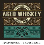 vintage label for packing.... | Shutterstock .eps vector #1464584213