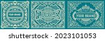 set of 3 vintage labels for... | Shutterstock .eps vector #2023101053