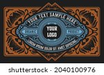 western card with vintage style | Shutterstock .eps vector #2040100976