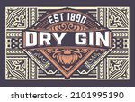 whiskey label with old frames | Shutterstock .eps vector #2101995190