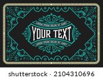 western card with vintage style | Shutterstock .eps vector #2104310696