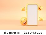 smartphone with 3d character.... | Shutterstock . vector #2166968203