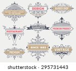 vintage logo template  hotel ... | Shutterstock .eps vector #295731443