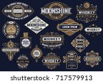 mega pack of banners and labels | Shutterstock .eps vector #717579913